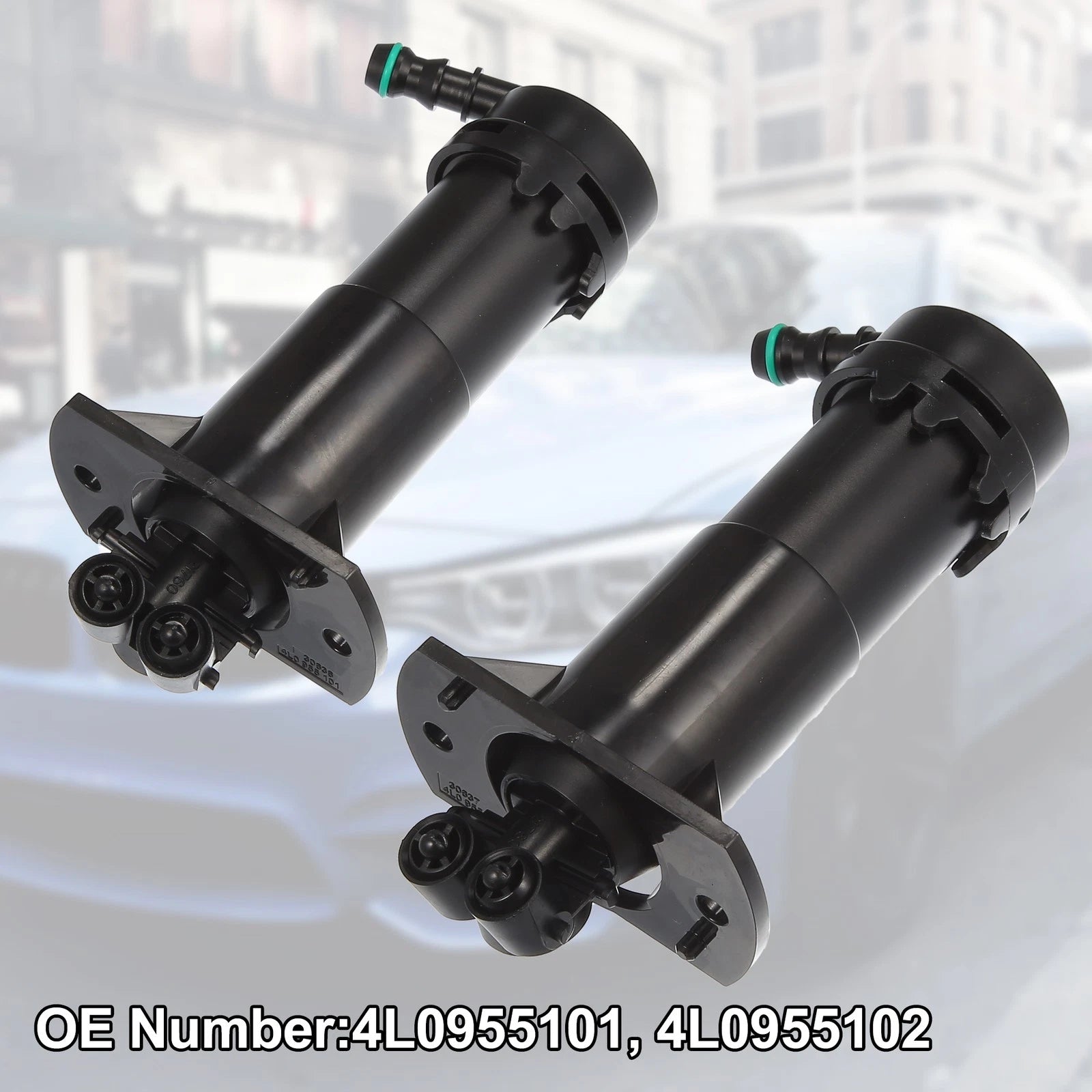 2X Headlight Washer Nozzle Sprayer Jet for Audi Q7 (2007–2015)