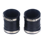 Set of 2 Lower Exhaust Bellow Tubes for Mercruiser Mercury (32-14358001, 32-14358T)