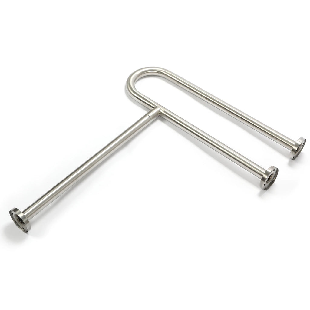 24" Stainless Steel Handicap Grab Bars for Toilet (Universal Fit)
