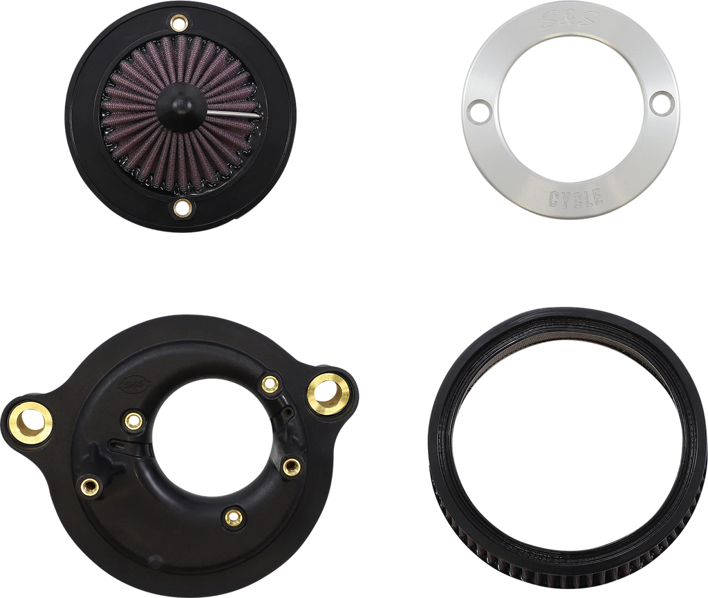 S&S Air Stinger Stealth Air Cleaner Kit for Harley Touring Softail (2017–2023)
