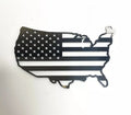 Polished Stainless Steel American Flag Emblem for Universal Vehicle (1990–2026)