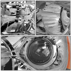 Chrome/Amber Signal Projector Headlights for Grand Cherokee (2014–2016)