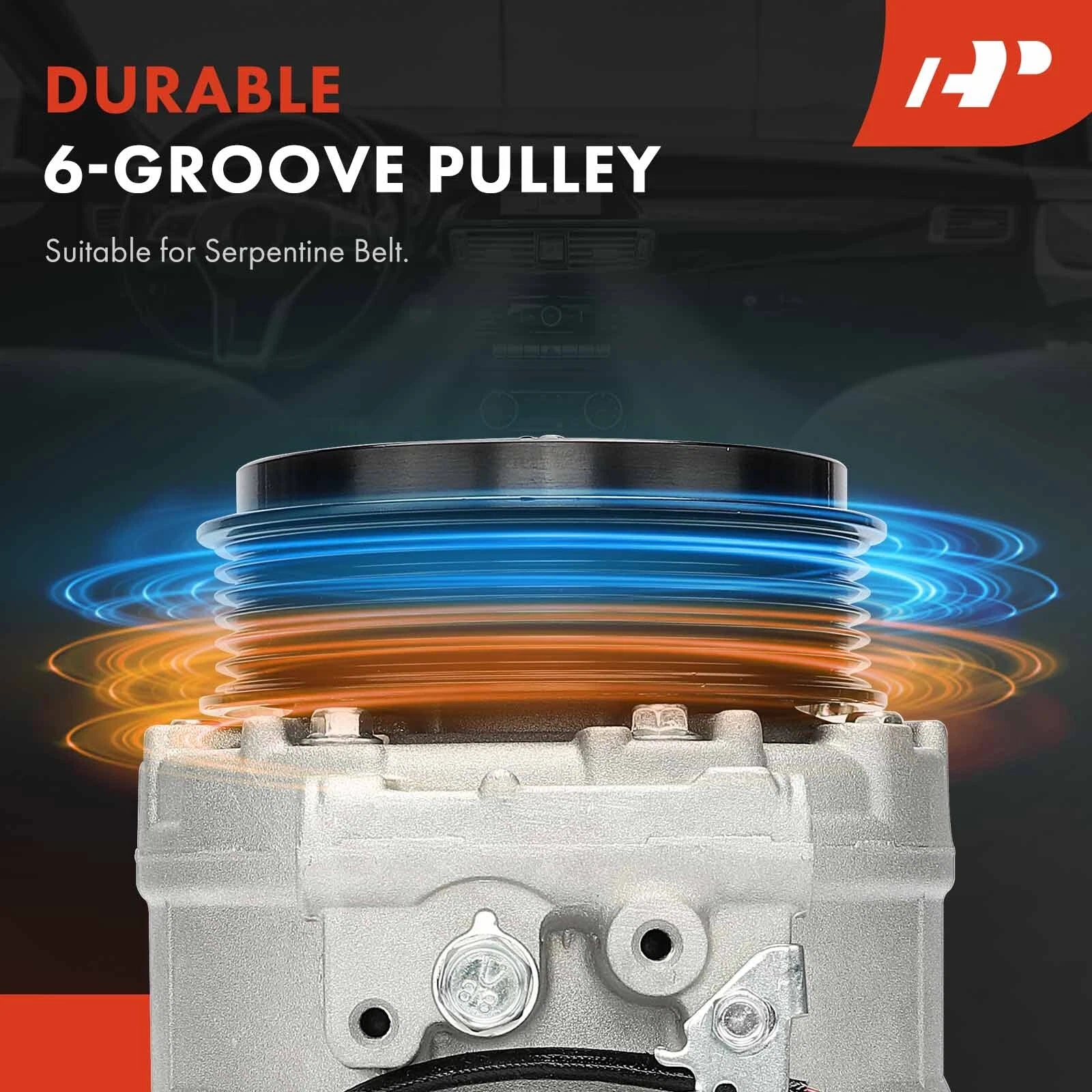 A/C Compressor with Clutch for Mercedes-Benz S550 S63 AMG (2014–2015)