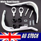 28MM 11/8" White Hand Guards for Suzuki Kawasaki Yamaha (Motorbike)