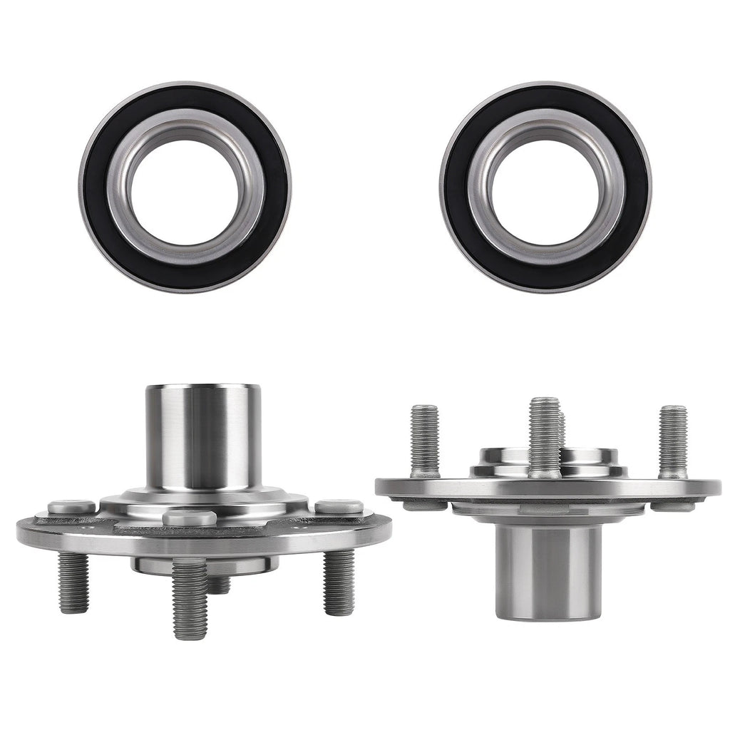Set of 4 Wheel Hub & Bearing for Honda Civic Si (1999–2000) 510030 930456