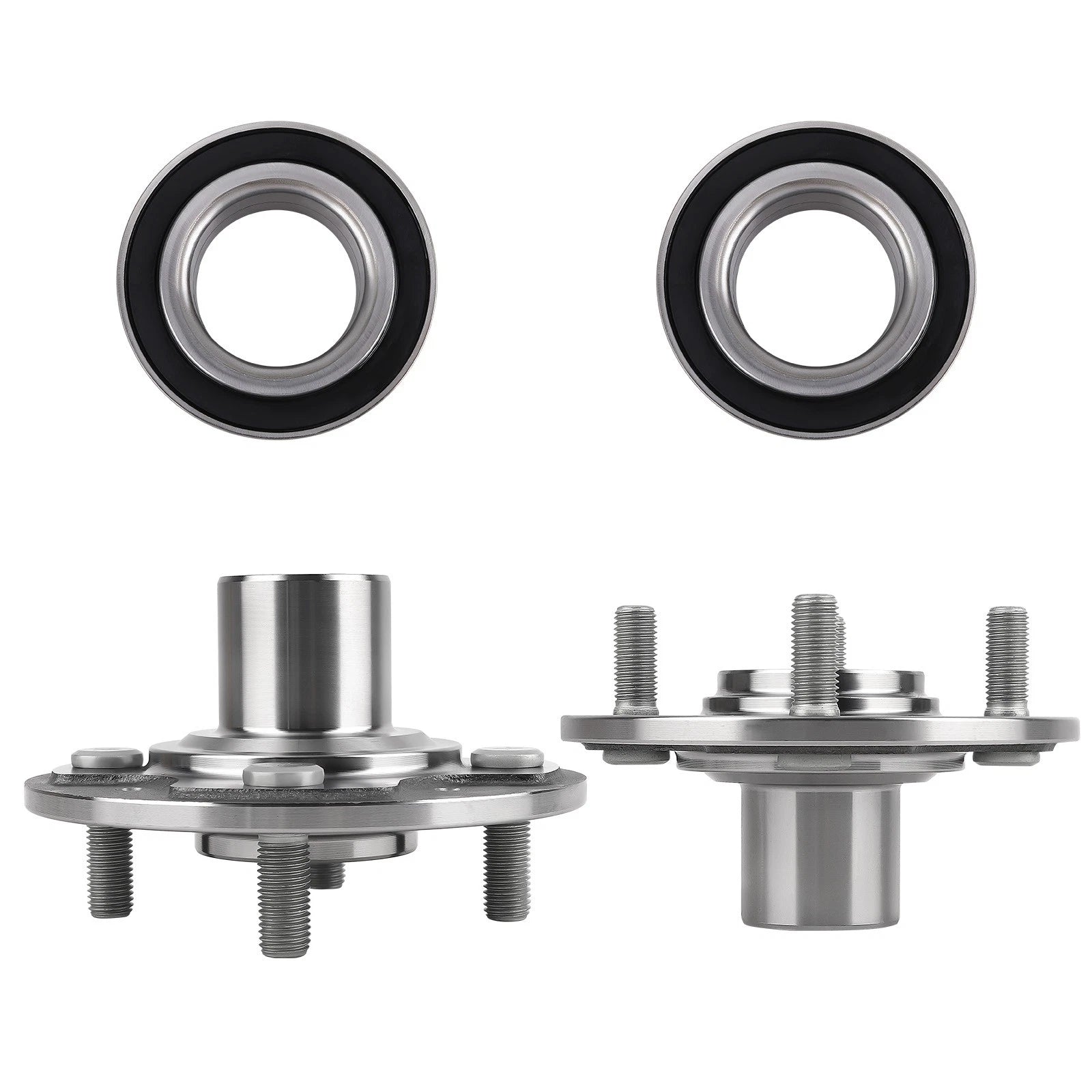 Set of 4 Wheel Hub & Bearing for Honda Civic Si (1999–2000) 510030 930456