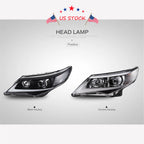 LED Halo Projector Headlights for Toyota Camry (2012–2014)