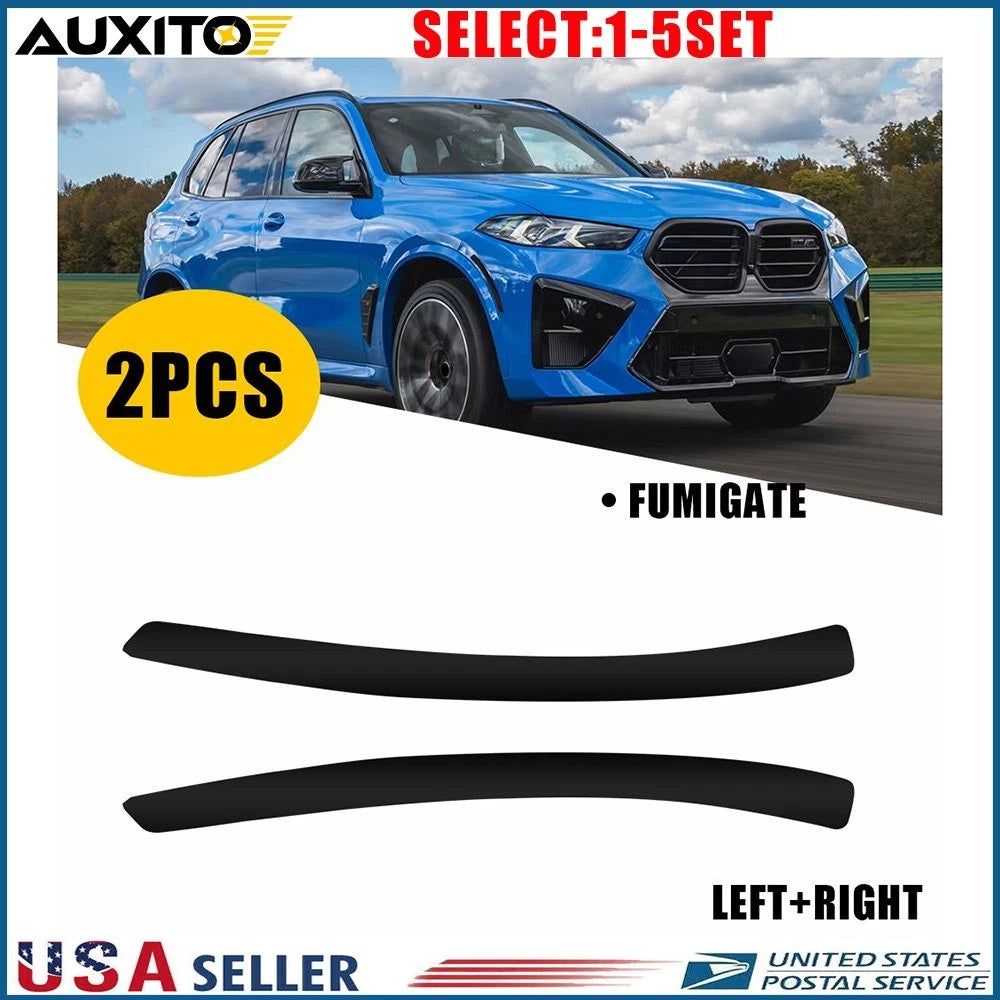 Set of 2 Smoked Side Marker Covers for BMW X5 (2024–2026)