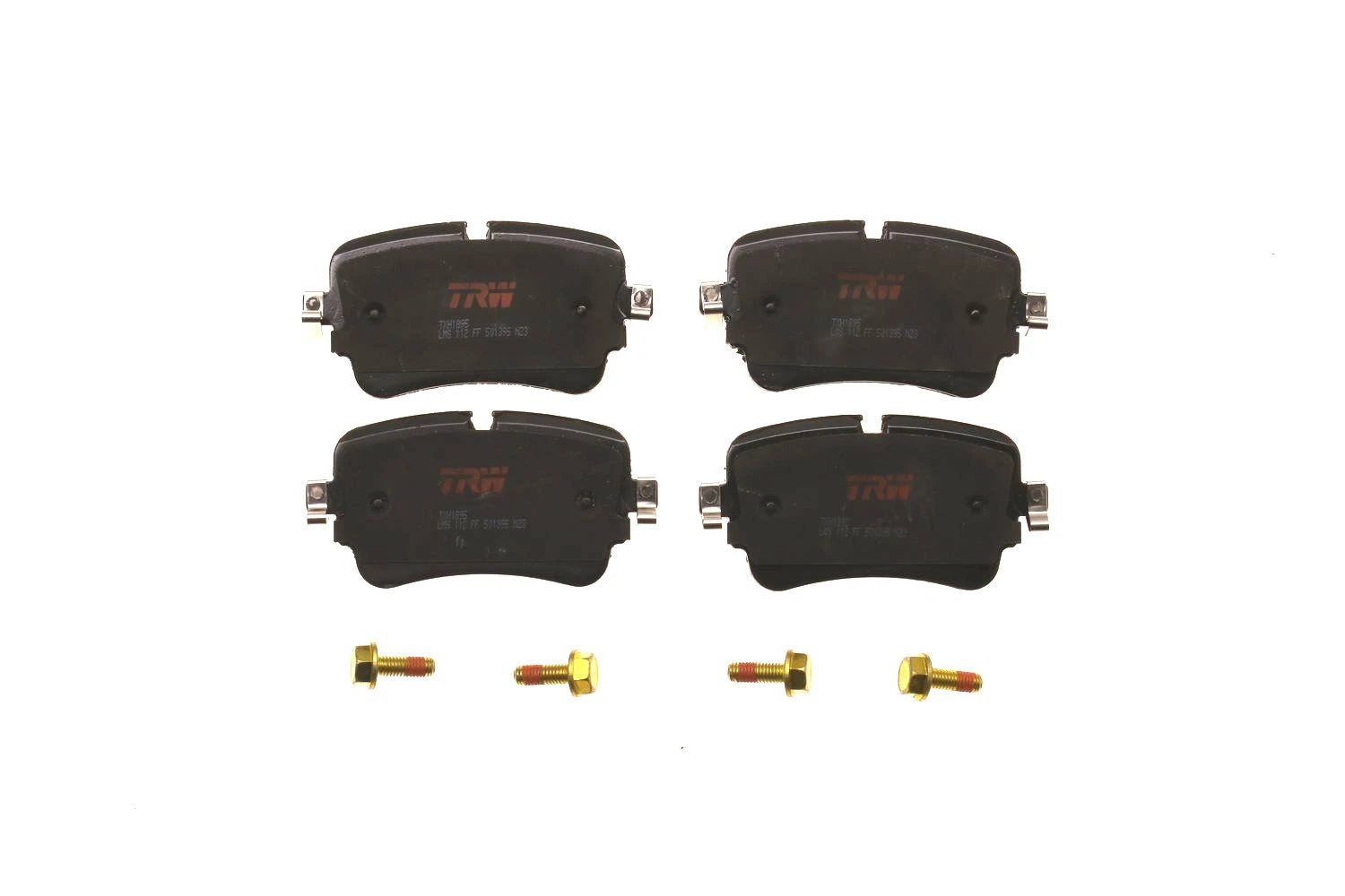 Set of 4 Disc Brake Pads for Audi Q7 (2017–2020)