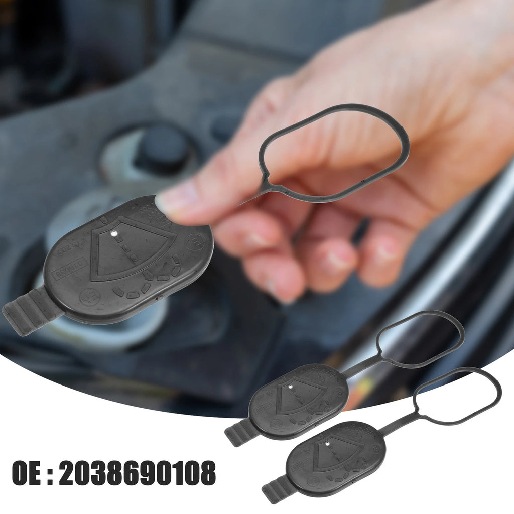 2 Pcs Windshield Washer Fluid Reservoir Cap for Mercedes-Benz CL63 (2007–2014)