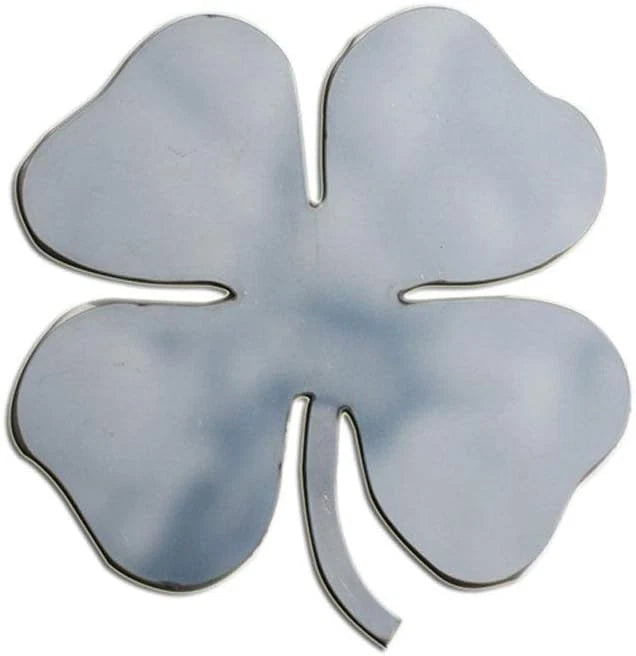 2pc. Luxury FX Four Leaf Clover Emblem Decal Set Accessory - LUXFX3712