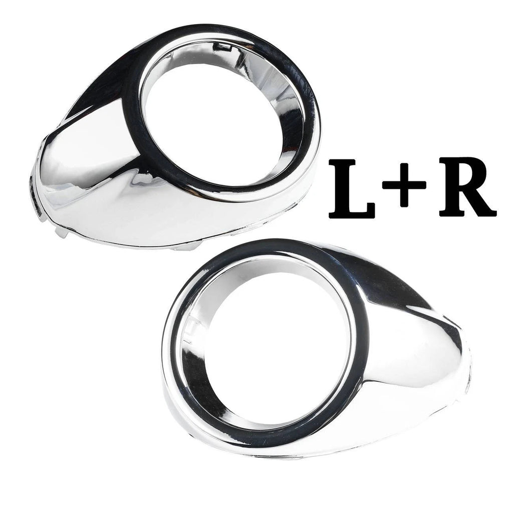 Set of 2 Chrome Fog Lamp Light Covers for Ford Focus (2012–2014)