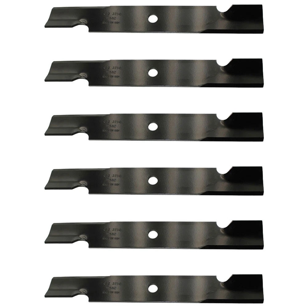 6PK Lawn Mower Blades for Snapper Simplicity (Fits 52", 1737252BM, 1737252BZ, 1737252BZYP)