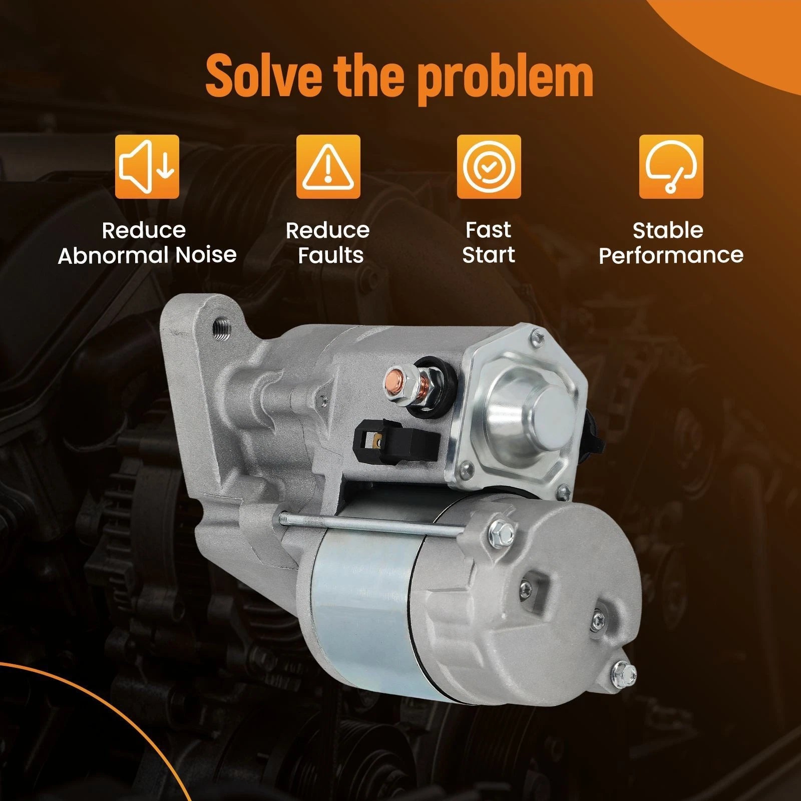Starter Motor for Dodge Challenger Charger Magnum V8 5.7L (2005–2020)