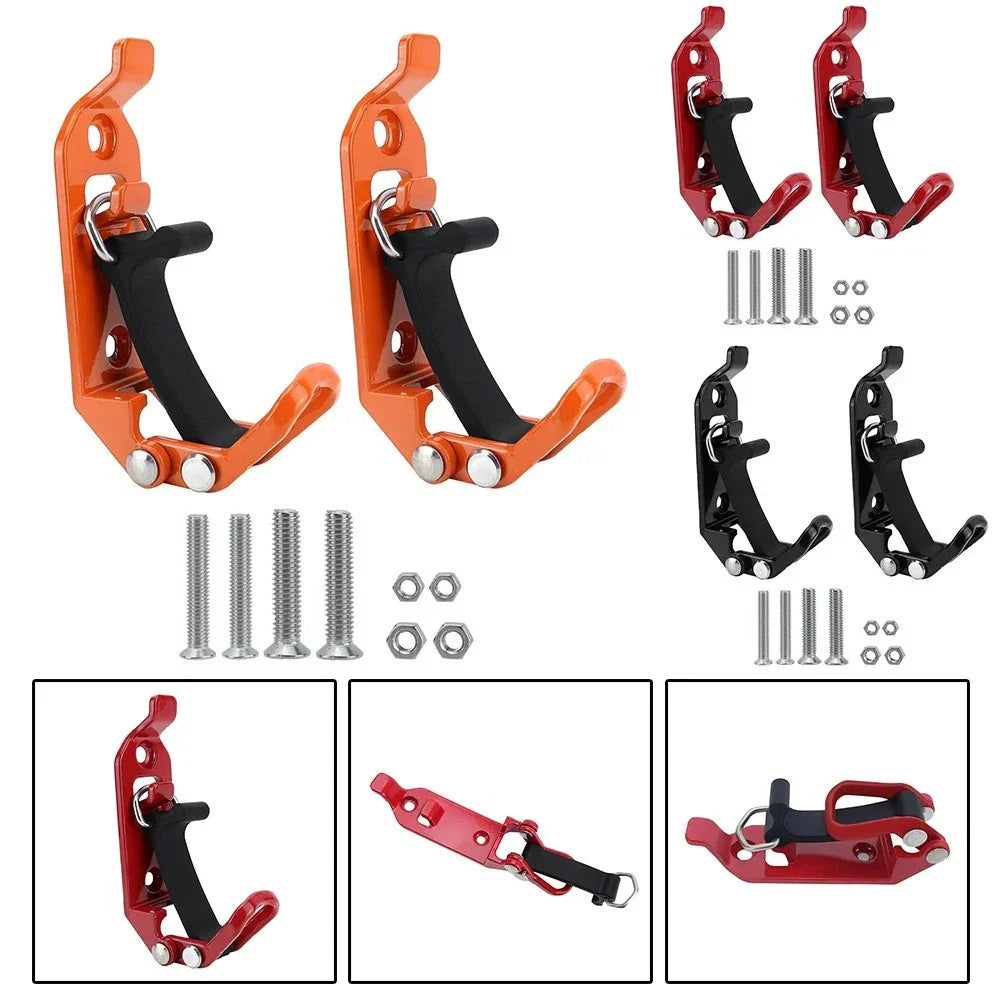 Rubber Clamp Shovel Holder Roof Rack 4 x Screws