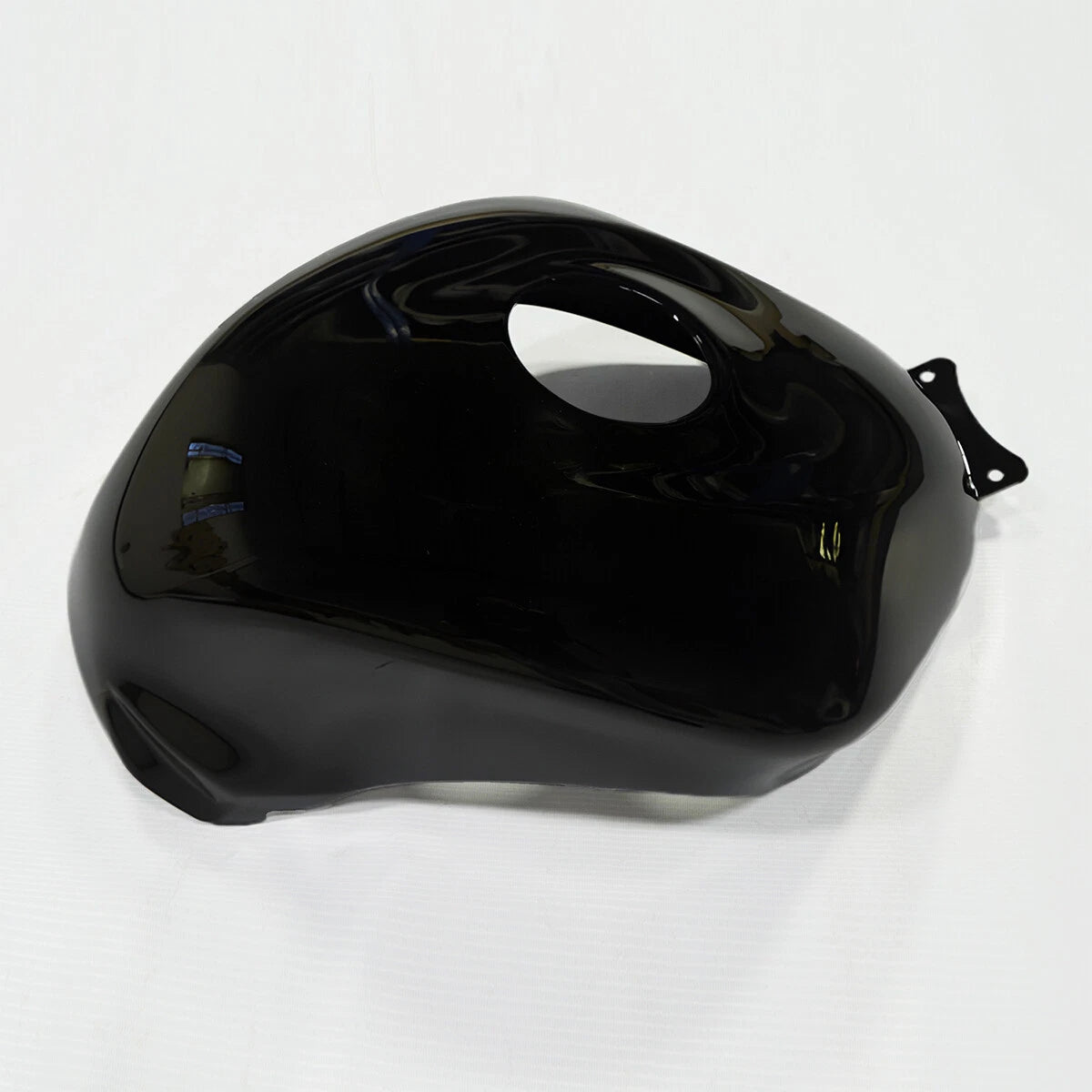Glossy Black Fuel Gas Tank Cover for Kawasaki Ninja ZX6R (2007–2008)