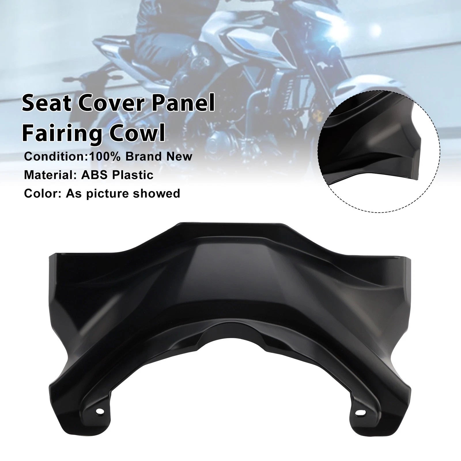 Seat Cover Panel Fairing Cowl for Yamaha YZF-R3 MT-03 (2025–2026) Matte Black