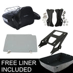Trunk Backrest Pad Mount Rack Docking Kit for Harley Road Glide (2014–2025)