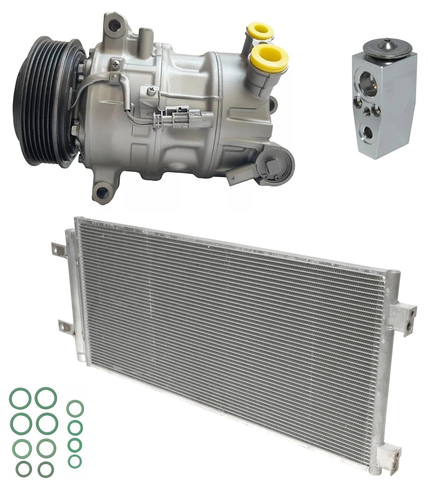 AC Compressor Kit With Condenser for Chevy Cruze 1.6L (2017–2017)