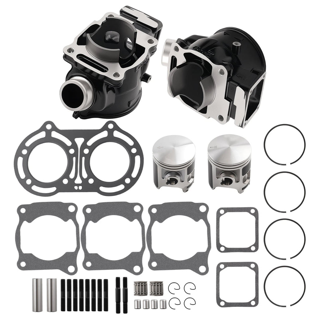 2 Cylinder Head Piston Gasket Top End Kit for Yamaha Banshee YFZ350 (1987–2006)