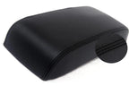 Center Console Lid Armrest Cover for Dodge Journey (2009–2010) Black Leather