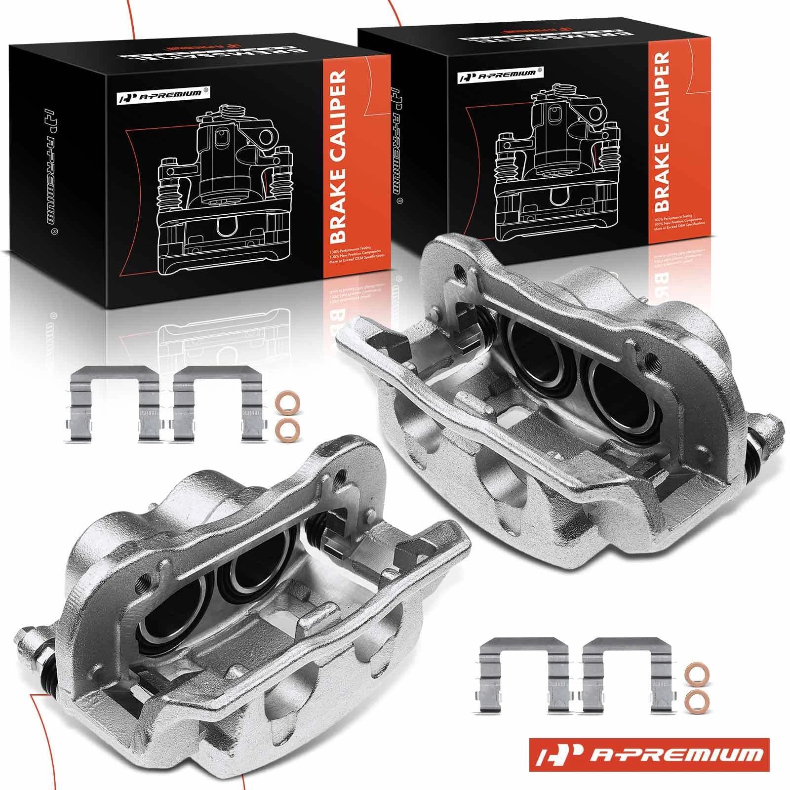 2X Front Disc Brake Calipers with Bracket for Kia Sedona (2015–2021)