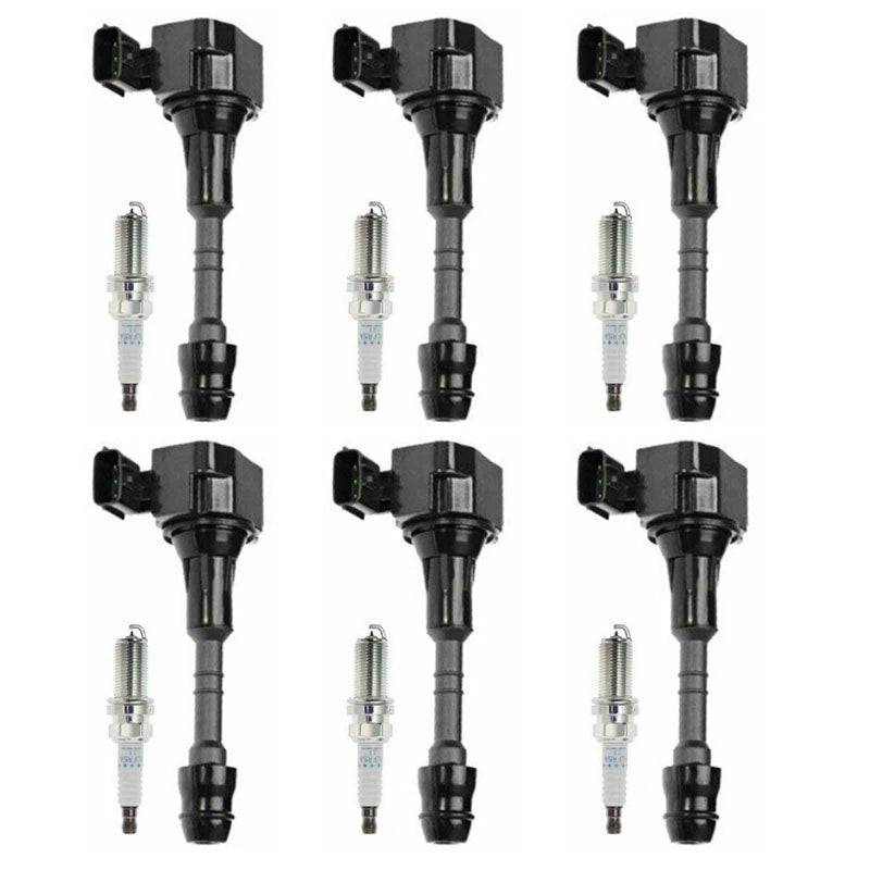 6X Ignition Coil + 6X Spark Plug Set for Nissan Xterra 4.0L (2005–2015) UF349