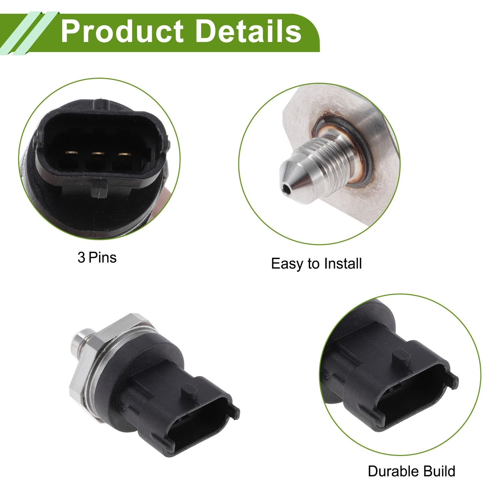 Fuel Injection Pressure Sensor No.353422E610 for Hyundai Veloster 1.6T (2019–2021)