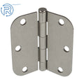 Set of 18 Satin Nickel Door Hinges for (5/8" Radius, 3.5 Inch)
