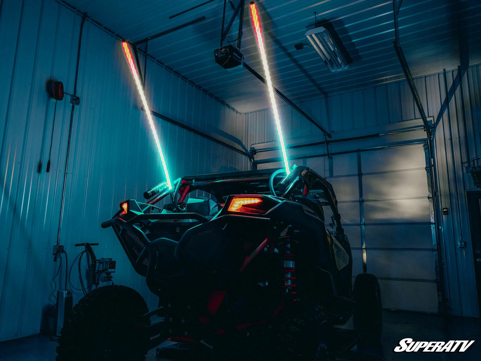 Set of 2 RGB LED Whip Lights for SuperATV