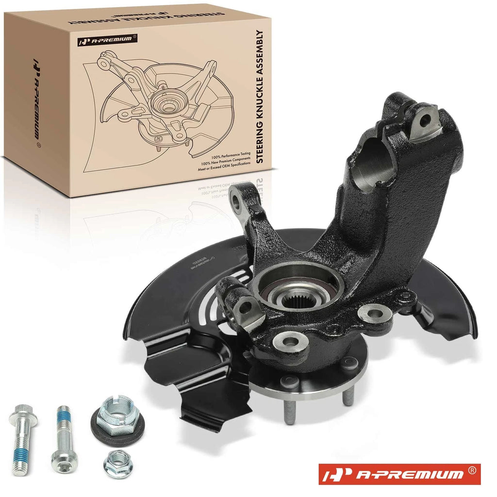 Front Left Steering Knuckle & Hub Bearing for Ford Transit Connect (2014–2018)