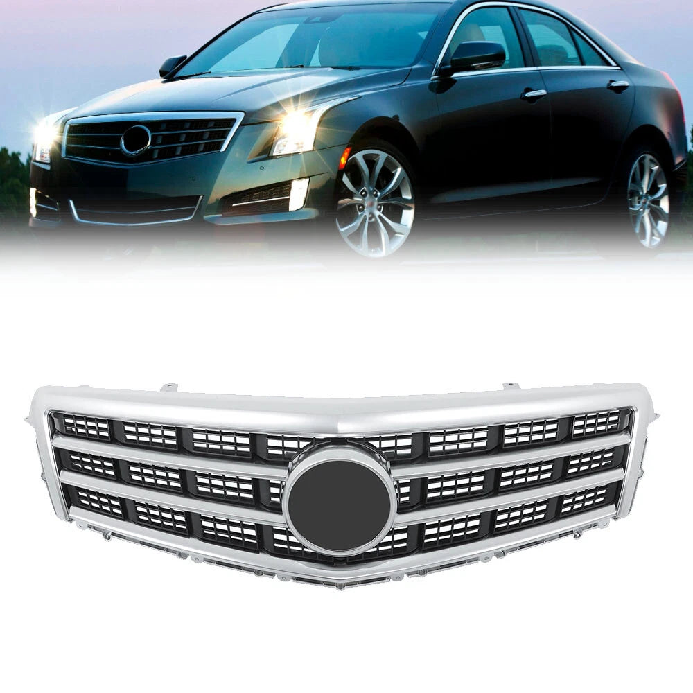 Matte Front Upper Grille with Trim for Cadillac ATS (2013â2014)