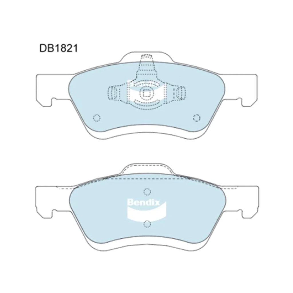 4WD Front Disc Brake Pads Set for Mazda Tribute (2004 - 2008)
