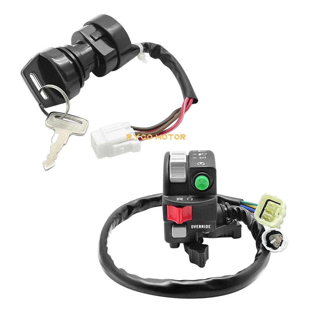 Left Handlebar Switch w/Ignition Key for Yamaha Kodiak 450 (2004–2006)