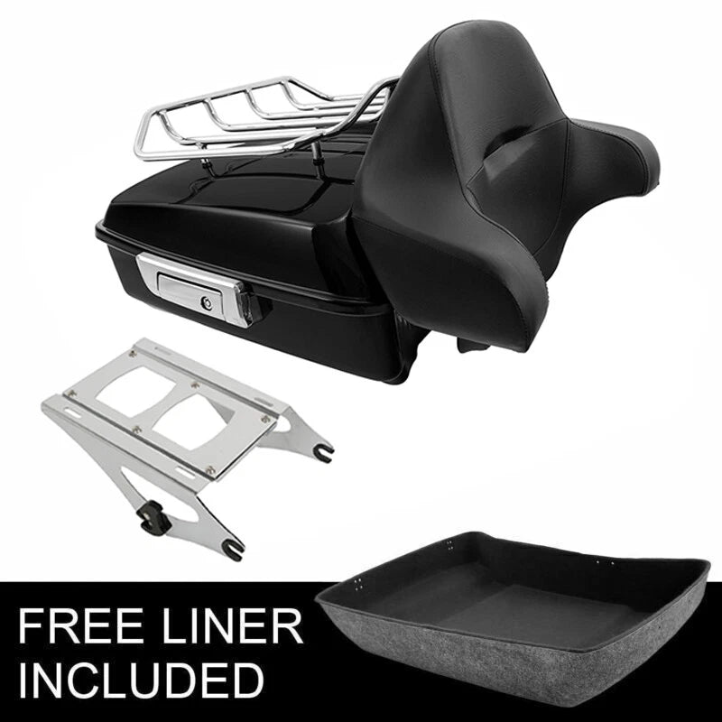 Chopped Trunk Backrest for Harley Touring Street Glide (2014–2026)