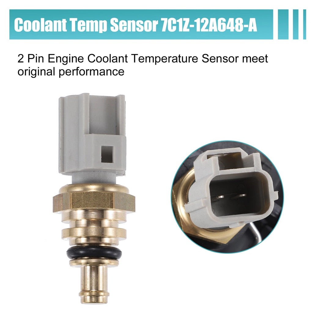 Engine Coolant Water Outlet w/ Temp Sensor for Ford 2.0 EcoBoost (2015–2020) NO. LR038758