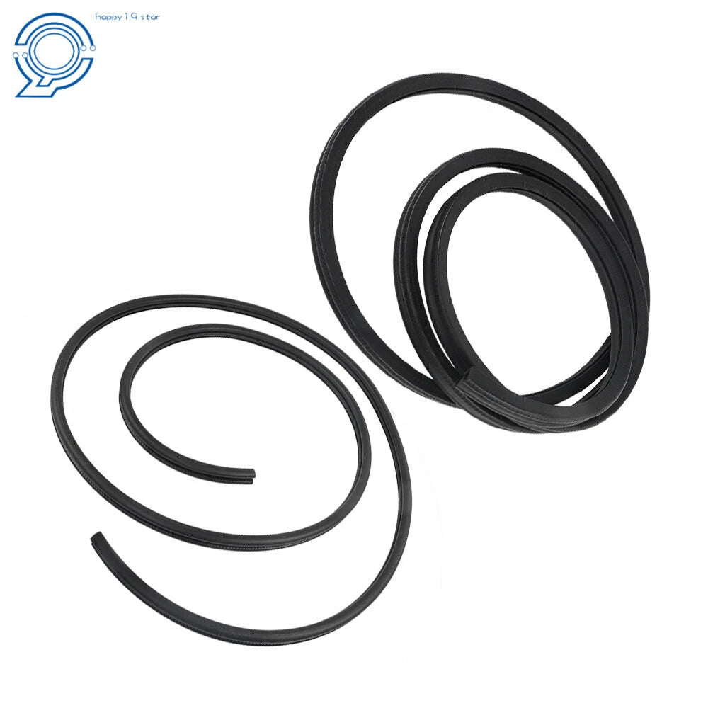 Set of 2 Rubber Door Weatherstrip Seals for Chevrolet GMC Tahoe Yukon