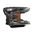 Replacement Chrome Passenger Side Halogen Headlight Assembly w/o Level 4