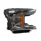 Replacement Chrome Passenger Side Halogen Headlight Assembly w/o Level 4