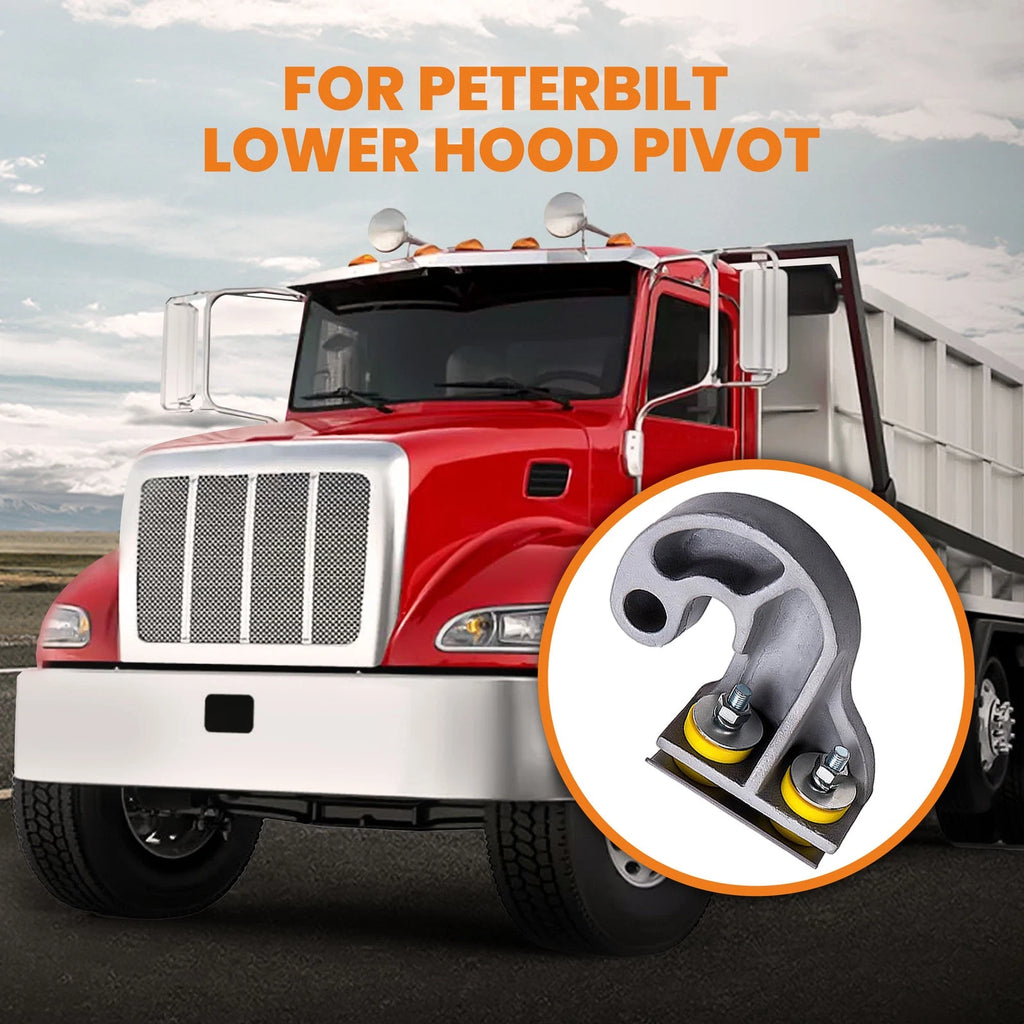 Pair Lower Hood Pivot for Peterbilt (1304708L, 1304708R)