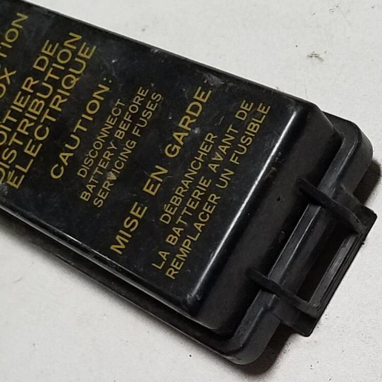 Fuse Box Cover for Ford Thunderbird Cougar (1989–1993) 3.8L 5.0L