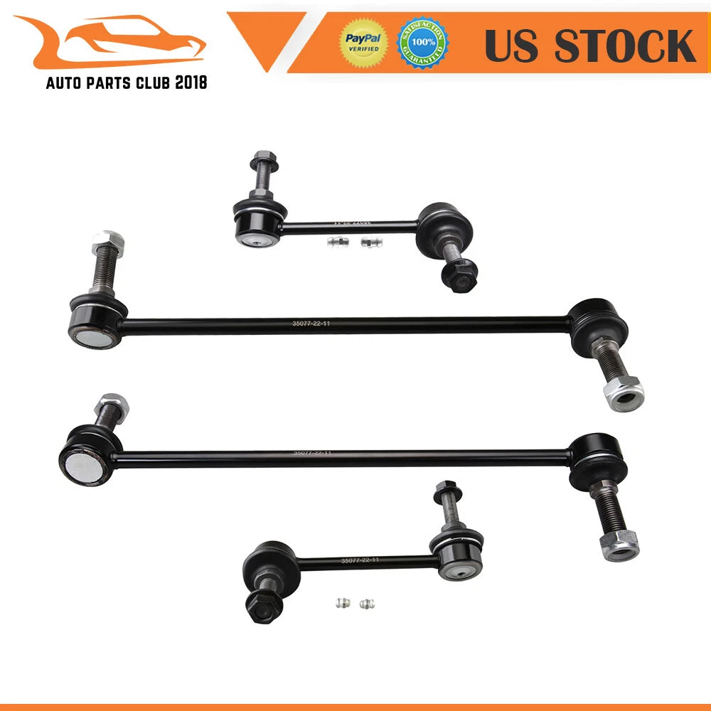 Front Struts & Rear Shocks for Ford Explorer (2013–2018) FWD w/ Sway Bar