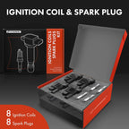 Set of 8 Ignition Coils & Iridium Spark Plugs for Silverado 1500 (2014–2023)