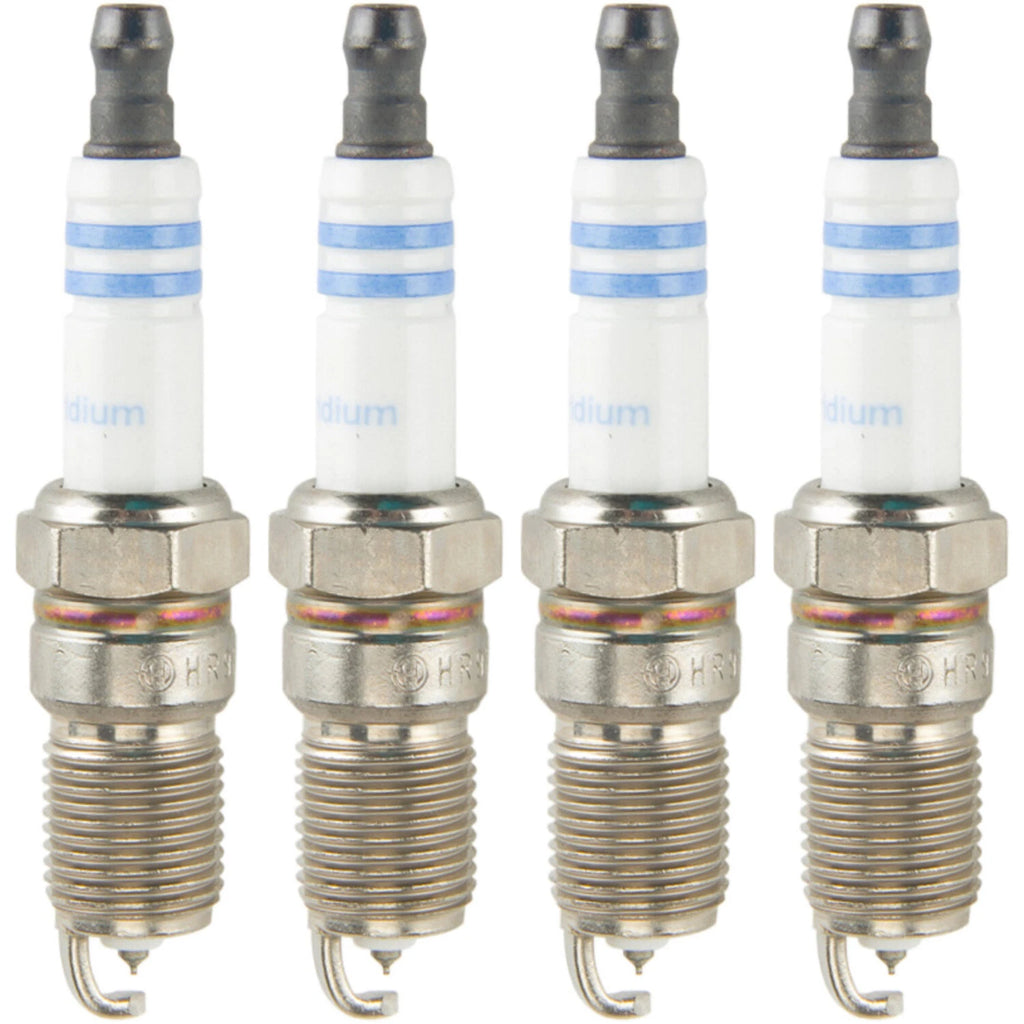 Set of 4 Bosch 9601 Double Iridium Spark Plugs for Ford Tempo Mercury Topaz (1984–1994)