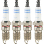 Set of 4 Bosch 9601 Double Iridium Spark Plugs for Ford Tempo Mercury Topaz (1984–1994)