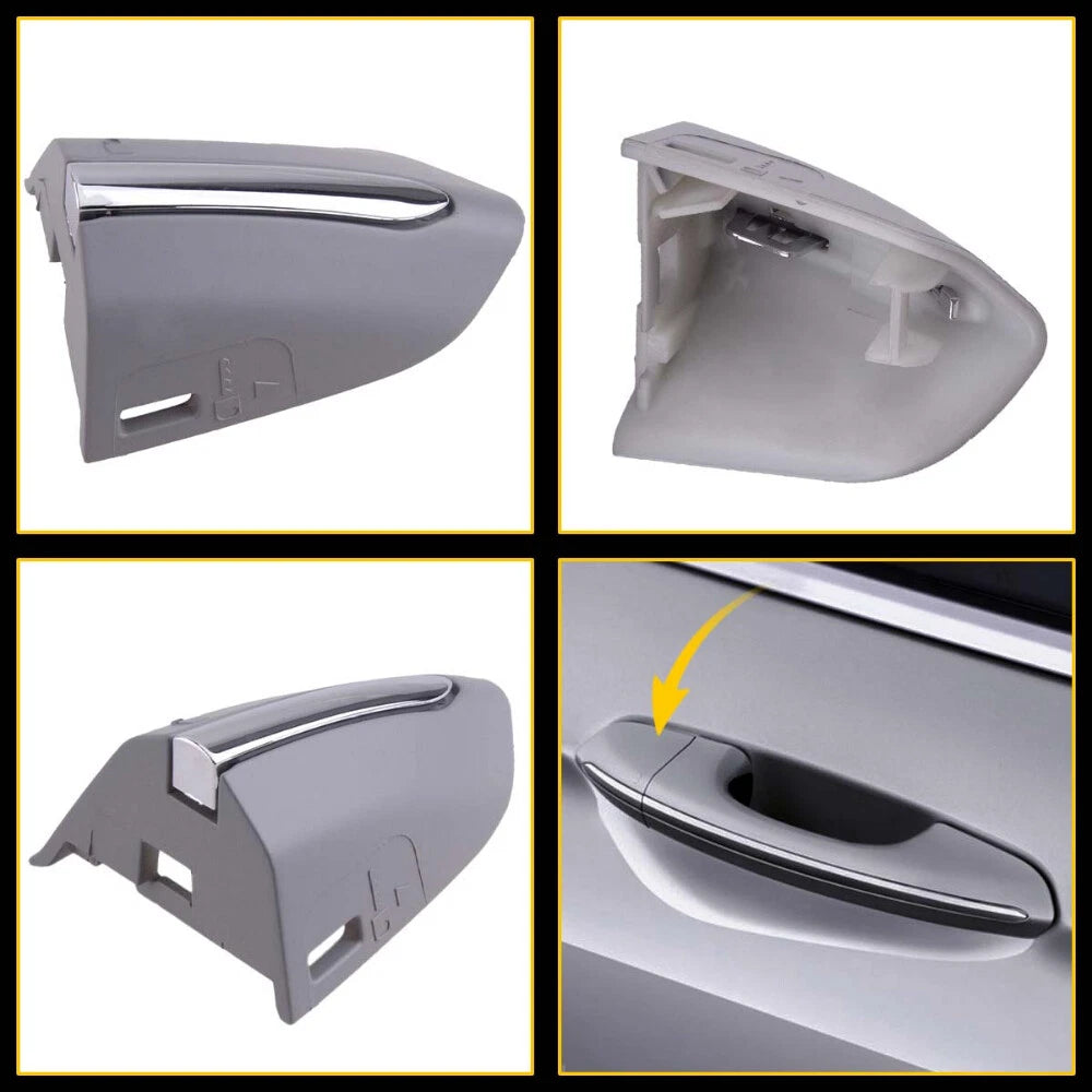 Chrome Front Door Handle Lock Bezel for Ford Fusion (2013–2020)