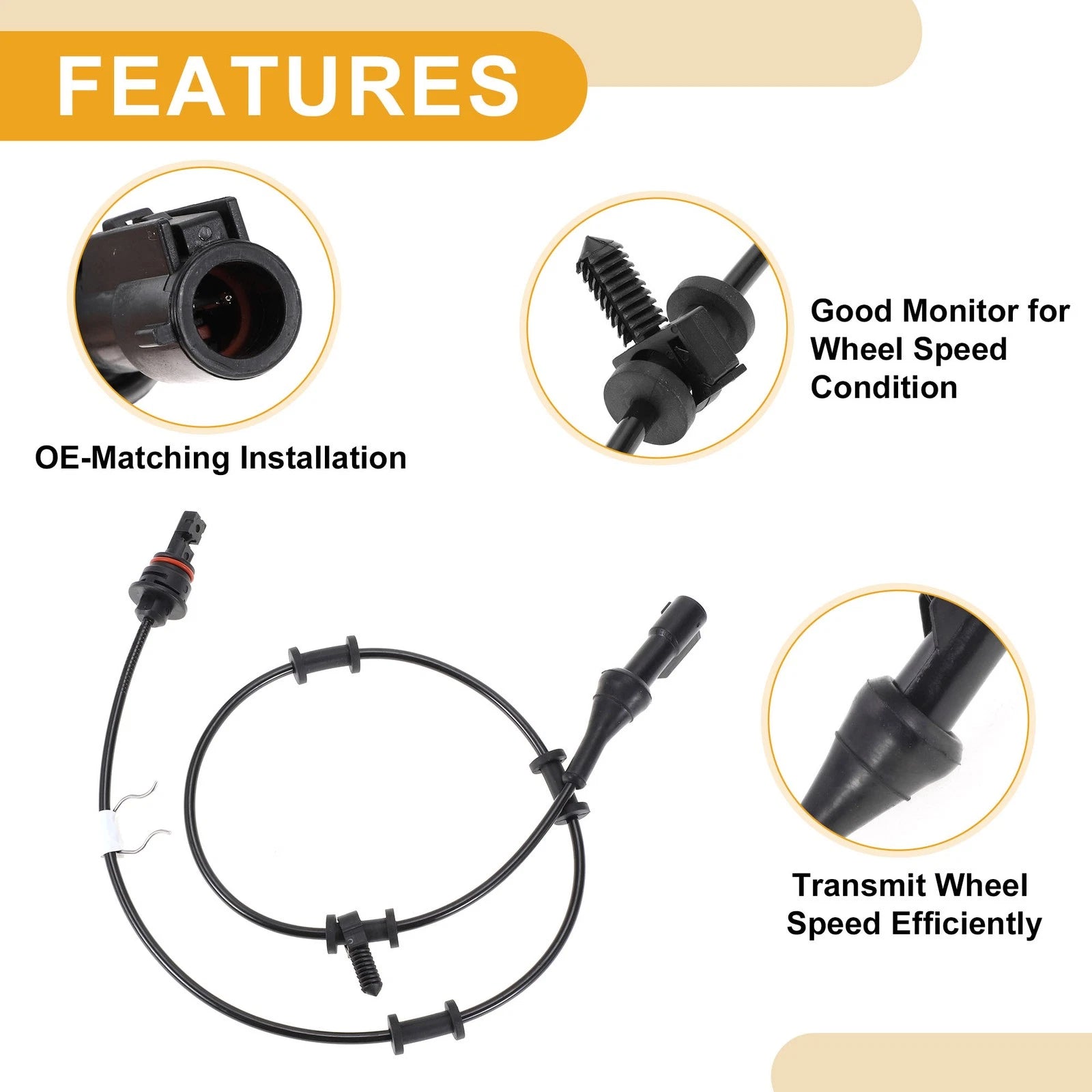 ABS Wheel Speed Sensor No.YW4Z2C204BB for Ford Thunderbird (1983–1997)