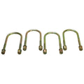 Pack of 4 Rear U-Bolts for 2WD Nissan Navara D21 D22 RWD 1985 to 2013