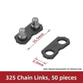 Set of 30 Stainless Steel Chainsaw Chain Joint Repair Kits for 0.058 Chains