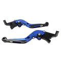 Blue Extendable Brake Clutch Levers for BMW F650GS (2002-2007)